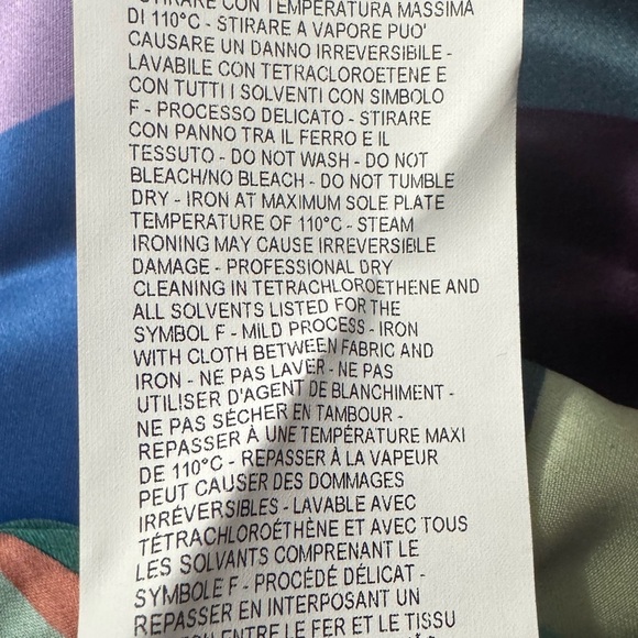 Emporio Armani Multicolour Checked High-Waisted Wide Leg Trousers Size 4 - Picture 13 of 14